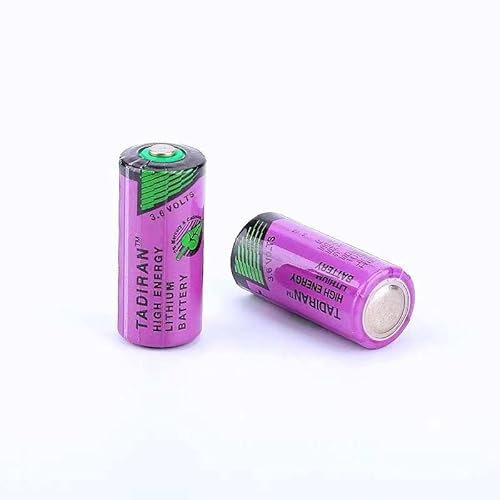 zoyfayl 2 Pack TL-5955 2/3AA 3.6V 1650mAh Battery for Tadiran TL5955 3.6V TL-4955 SL-761 ER14335 PLC, CNC Lithium Battery (2 Pack)