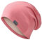 Oscenny Laufmütze Herren,Superleicht Weich Warm Nur 1mm Dicke,Leichtes Fleece Leicht Slouch Beanie Mütze Damen Weiche Jersey Mütze Ideal für Frühling Herbst und Winter Herren Damen Einheitsgröße
