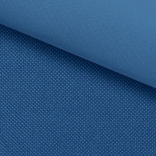 PINaPIN Wasserdichter Polyesterstoff 100% Polyester Stoffe meterware zum nähen Gartenmöbel, Schirme, Vorhänge für Garten KODURA 100x150 cm (Blau)