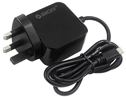 Adaptateur d'alimentation pour Raspberry Pi 5, 27W Câble d'alimentation USB-C pour Raspberry Pi 5 (Noir)