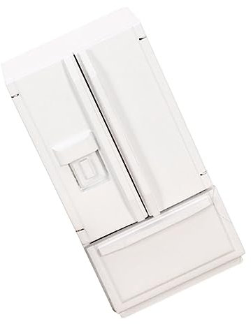 UPKOCH Modelo De Refrigerador Mini Nevera Refrigerador De Juguete Juguetes Antiguos Accesorios De Cocina Refrigerador Escala 1:12 Decoración De Madera Familiar Juego De Comida