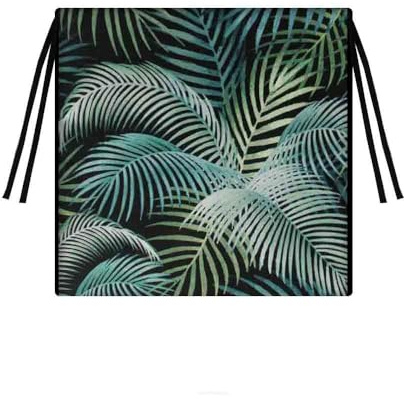Bertoni Sitzkissen Gartenstuhl Stuhlkissen Outdoor Codura Wasserdicht 40 x 40 cm Sitzauflage Gartenmöbel Abnehmbarer Bezug Waschbar Mallorca Tip