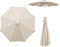 Yekuhe Replacement Parasol Canopy, replacement parasol cover 2.5M/2.7M/3M+6 Arms/8 Arms replacement parasol fabric cover for Garden Umbrella(Beige,8.8FT/6 ribs)