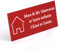 Plaque de Boîte aux Lettres Personnalisée en Aluminium Rouge, Adhésif, 80 x 35 cm - Epaisseur 1mm - Résistant Aux Intempéries et UV - Léger et Facile à Poser