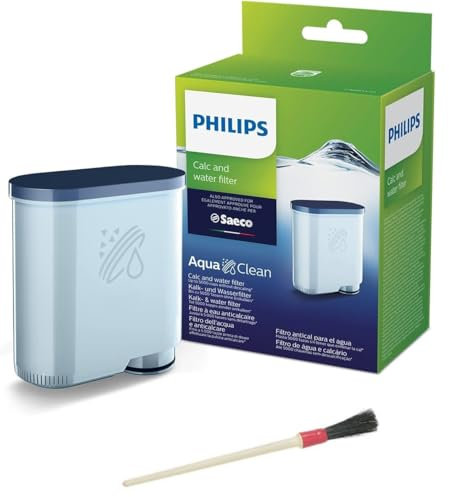 Jpshop AquaClean Kalkfilter passend für Philips Saeco CA6903 für Kaffeevollautomaten + Reinigungspinsel