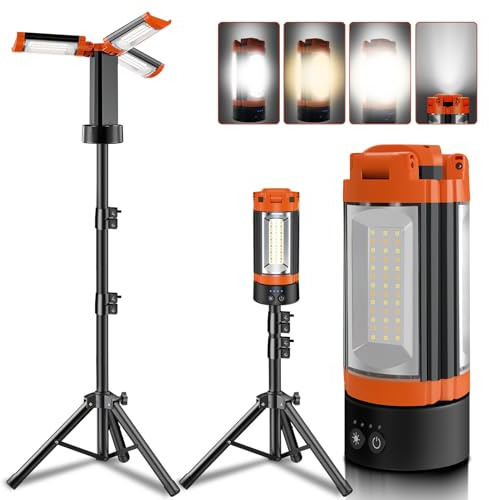 Rylpoint Rechargeable 12000mAh Camping Light with Adjustable Stand