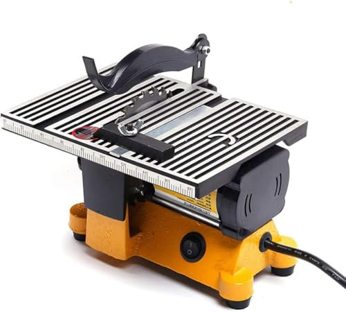 90w TableSaw TableSaws for Woodworking Mini Table Saw Evolution TableSaw Dewalt TableSaw Cutter with 3 Saw Blades Maximum Cutting Depth of 15mm Suitable for All DIY Items
