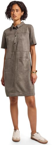 Street One Damen Velours Blusenkleid