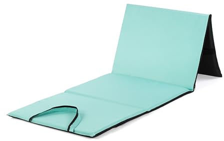 GREMEX Strandmatte gepolstert faltbar 200x62 cm Minze, Picknickdecke