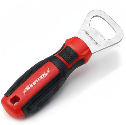 Neilsen CT6808 - Bottle Opener with Soft Grip Handle for Kitchen, Pub or Workshop