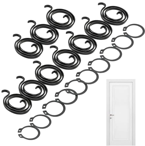TreeTribe 10 Pack Black Door Handle Springs Replacement DIY Repair Kit