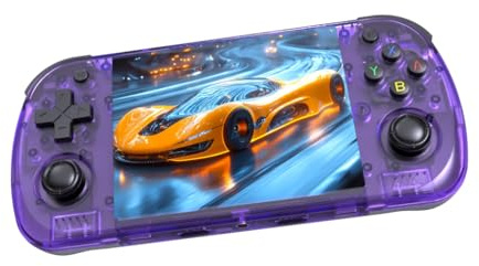 BAFUIE R36H Pro MAX consola retro portatile per giochi, consola con emulatore e 22000+ giochi 25+ emulatore, sistema Linux, schermo HD da 4,2 pollici, joysticks 3D, batteria da 3000 mAh