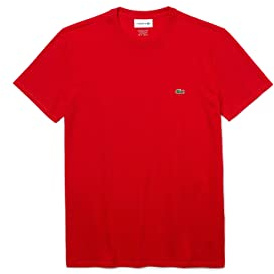 Lacoste Herren T-Shirt Th6709 , Rot (Rouge) , XXXX-Large (Herstellergröße: 9)