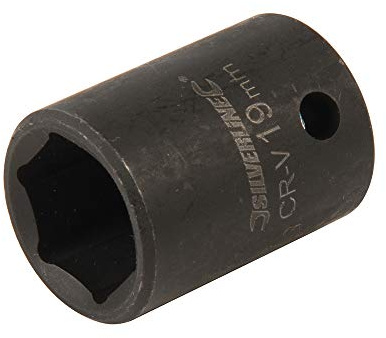 Silverline 301762 Impact Socket 1/2 Drive 6pt Metric 19 mm