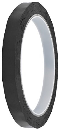 sourcing map Einseitig Elektrisch Isolierband Klebeband 8mm Breit 164 Fuß Lang Schwarz