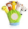 Xrten Baby Spielhandschuh,Plüsch Tiere Handpuppen Spielzeug Fingerpuppen Handschuh(Grün)