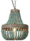 Newrays Holz Perle Kronleuchter Pendelleuchten Grau Blau Finishing Retro Vintage Antik K¨¹che Decke Lampe Armaturen