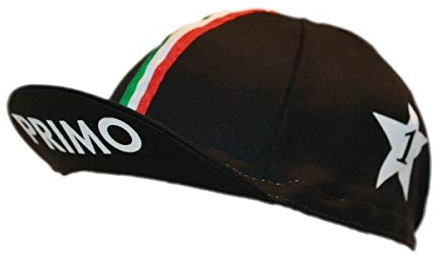 MOONMN Primo Schwarz Retro Fahrradkappe, Einheitsgröße, Erwachsene, Unisex, Outdoor-Enthusiasten