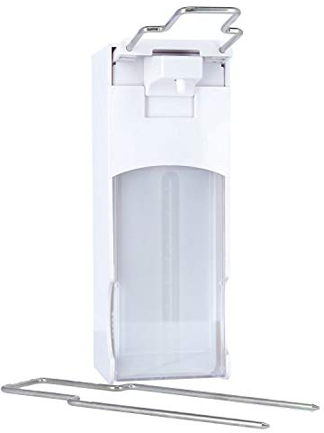 eXtreme Desinfektionsmittelspender 1000 ml, kurzer und Langer Hebel Kunststoffpumpe, Spender Wandmontage, Desifektion