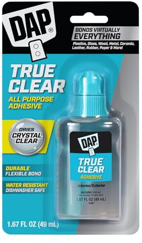 DAP RapidFuse Ultra Clear All Purpose Adhesive, Clear, 1.67 oz (7079800180)