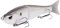BASSDASH Wobbler Kunstköder 2-Segement Angelköder Summer Dancer Glide Bait Single-Jointed Swimbait Hecht Lachs Forelle Muskie Bass