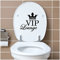 Deko Aufkleber WC Deckel Toilettendeckel Bad Badezimmer Klo Funsticker Toilettensitz Klodeckel lustiger Spruch selbstklebend (K153-11 VIP Lounge)
