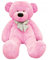 Lifestyle & More XXL Ours en Peluche Rose 130 cm Super Doux