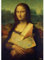Poster Mona Lisa SHE IS MONA (Cheese Mona) La Joconde mit Käse, 40 x 60 cm (42 cm x 59,4 cm), A2-Poster, Wanddekoration, französisches Design