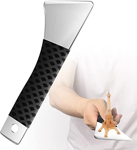 SARDVISA Professional 3D Printer Tool, Upgraded Metal 3D Printer Removal Spatula with Comfortable Grip, Specially Designed 3D Printer Accessories for Model Stripping Safety