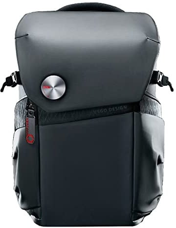 VSGO Black Snipe Kamerarucksack 16L – Leichter (1,1 kg) professioneller DSLR/SLR-Fotorucksack für Sony, Canon, Nikon Kameras, DJI-Stabilisatoren und Reisen