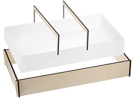 sourcing map 24 Charcuterie Board Harz Silikon Tablett Epoxid Form River Tisch Schneidebrett Couchtisch für DIY Kunst Wohndekoration Rechteck