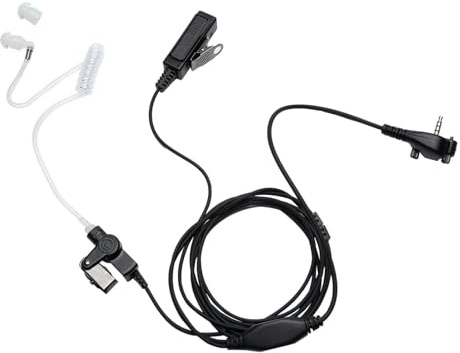Sarcia VX-261 Headset für Motorola Vertex Yaesu Standard VX-230 VX-231 VX-298 VX-350 VX-351 VX-180 EVX-531 2-Wege-Radio Walkie Talkie 2 Draht verdeckte Akustikröhre Überwachungsset