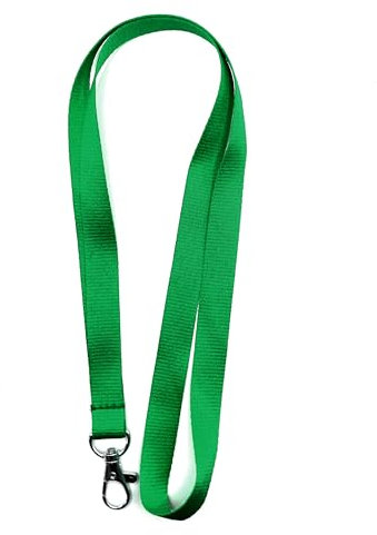Cordon Tour de Cou - Lanière de Porte Badge - pour événement, entreprise, groupe (Vert)