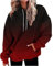 Womens Hoodie Sweatshirts Casual Long Sleeve Pullover Tops Ladies Drawstring Hooded Oversized Sweater Loose Blouse Plain Jumper with Pockets Round Neck Girls Spring Autumn Winter Activewear