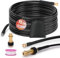 15M Rohrreinigungsschlauch Set für K2 K3 K4 K5 K6 K7, 180Bar 60°C Rohrreinigungsset, inkl. Tasche, Düsen starr, Abflussreiniger Rohrreiniger Hose Abflussschlauch für Hochdruckreiniger