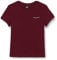 Tommy Jeans T-Shirt Manches Courtes Femme Slim Fit Linear Col Ras-du-Cou, Rouge (Deep Rouge), S