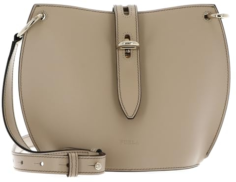 Furla Leder Umhängetasche Abendtasche Unica Mini Crossbody Grano beige