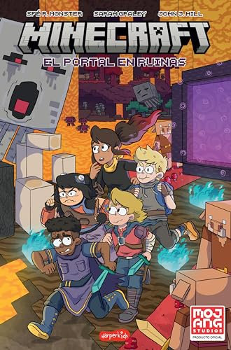 Minecraft oficial: El portal en ruinas: Un cómic del videojuego más vendido de todos los tiempos (HarperCollins)