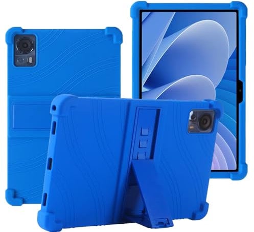 YHFZR Coque pour DOOGEE T30S Tablet, Silicone Antichoc Léger Housse de Protection avec Support Stand pour DOOGEE T30S Tablet 11 Pouce, Bleu foncé