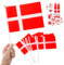 Drapeau à main, coupe européenne, (Danemark)