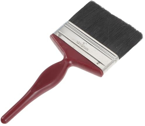 WOONEKY Terrassen Pinsel Breiter Beizpinsel Für Farbe Und Beize Langlebiger Malerpinsel Zum Auftragen Von Beize Und Farbe Holzterrassen Holzzäunen Und Wänden