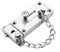 Anti Thief Guard Lock Latch, Extra Security for Hotel and Residential Doors (Red bronze)