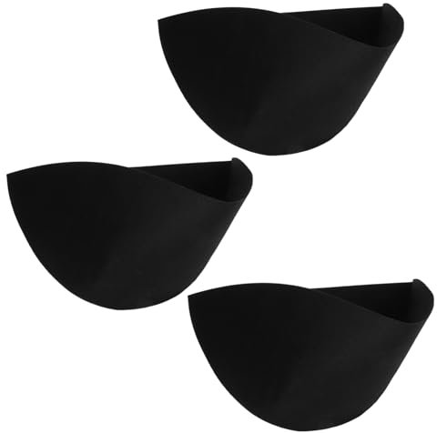 Milisten 3piezas Forros De Tela De Fieltro para Macetas Colgantes De Reemplazo para Cestas De Jardín Diseño Semi-Round para Uso Interior y Exterior