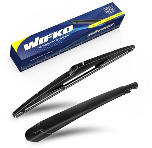 Heckwischerarm + Wischerblatt Scheibenwischer für Kia Picanto TA 2011-2016 | Scheibenwischer Hinten. Heckwischer-Set mit Wischerarm und Ersatzblatt. Heckscheibenwischer, Set für Heckwischer