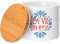 Fabulous Keramiktopf mit Deckel Bambus - La Vie und Rose Vintage Luxus Retro Chic Französisch - 473 ml (16 oz) - Topf