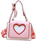 VERDANVERSE 1pezzi Borsa Tracolla Regolabile Stile Moda Con Manico Fiocco Borsa Per Donna Rosa