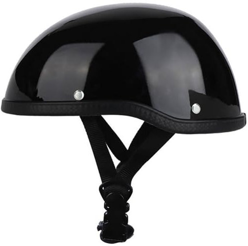 Retrò Casco Scodella Portatile Mezzi Caschi Jet, Mezzo Elmetto Moto Retrò Vintage Caschi Cromwell Caschi DOT/ECE Omologato Casco A Scodella Per Moto Chopper Scooter Motorino 2