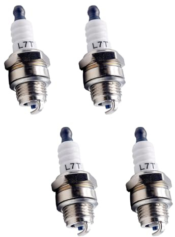 4 Stück Zündkerzen Ersatzteil, Zündkerzen, für NGK BPMR7A, L7T, B6HS, B4-LM und Champion J19LM, J17LM, CJ8 & Weitere Typen