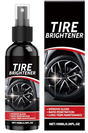 Autoreifenglanz – Rad-Gummipolitur-Spray, Fahrzeug-Felgen-Dressing-Lösung, Automobil-Reifenerneuerung, Glanz-Finish-Pflege, Fahrzeugrad- -Glanz-Boost-Formel mit 100 ml Ubber Coat