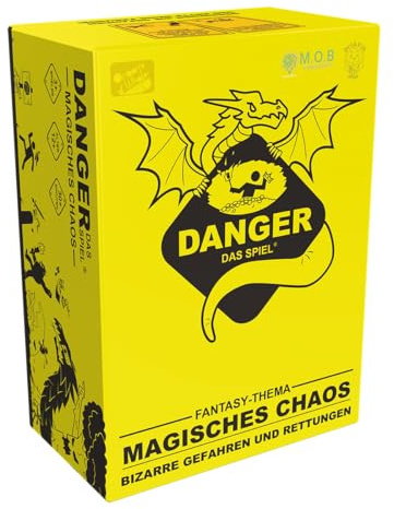 Ottavio, Danger: Das Spiel – Magisches Chaos, Familienspiel, Deutsch | Chaotisches Fantasy-Story-Spiel mit kreativen Wendungen für 3-6 Spieler, 30-90 Minuten, Gesellschaftsspiel ab 12 Jahren